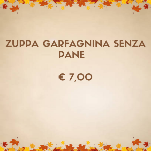 Zuppa garfagnana senza pane 