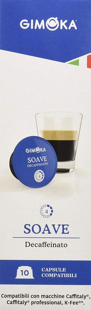 100 CAPSULE CAFFITALY GIMOKA DECAFFEINATO - Pausa Caffè - Townforyou - Fai  acquisti e prenota eventi vicino a te