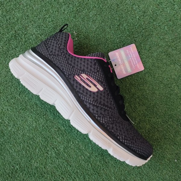 Skechers scarpa da tennis donna 12719/BKHP - NUOVI ARRIVI!